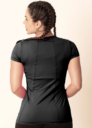 Janfer - Blusa Carol Mc Uv Preto - JANFER