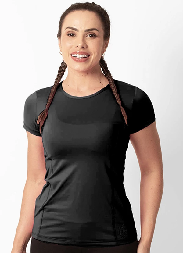 Janfer - Blusa Carol Mc Uv Preto