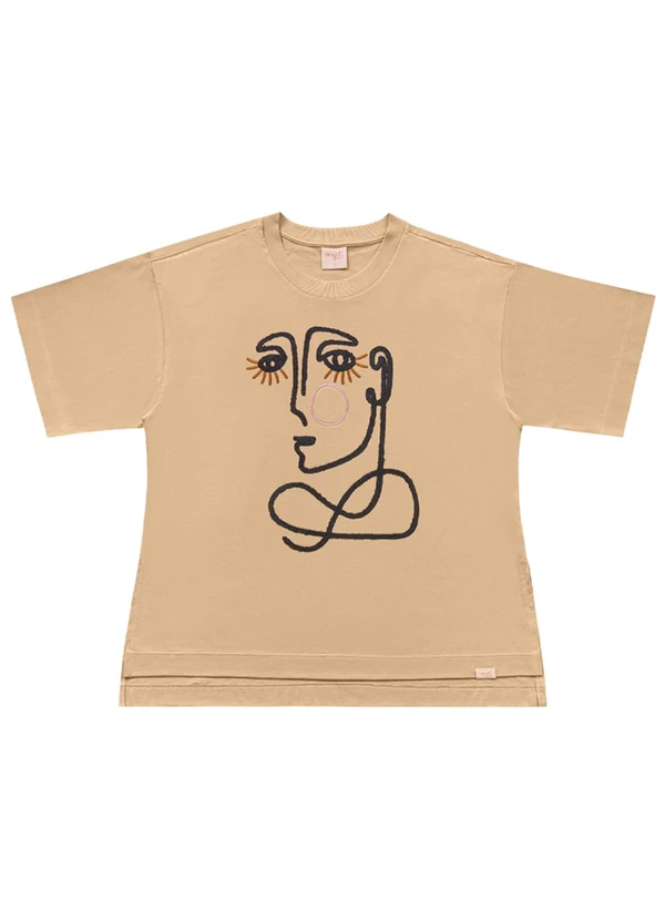 Angel - Blusa Chenille Bege 3