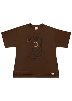 Angel - Blusa Chenille Marrom - ANGEL