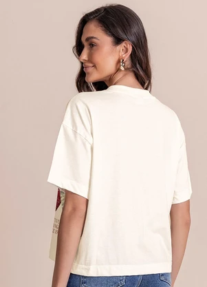 Angel - Blusa Cherry Bege - ANGEL