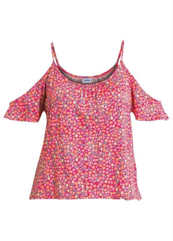 Quintess - Blusa Ciganinha Floral Liberty Quintess 5