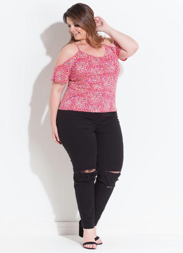 Quintess - Blusa Ciganinha Floral Liberty Quintess 8