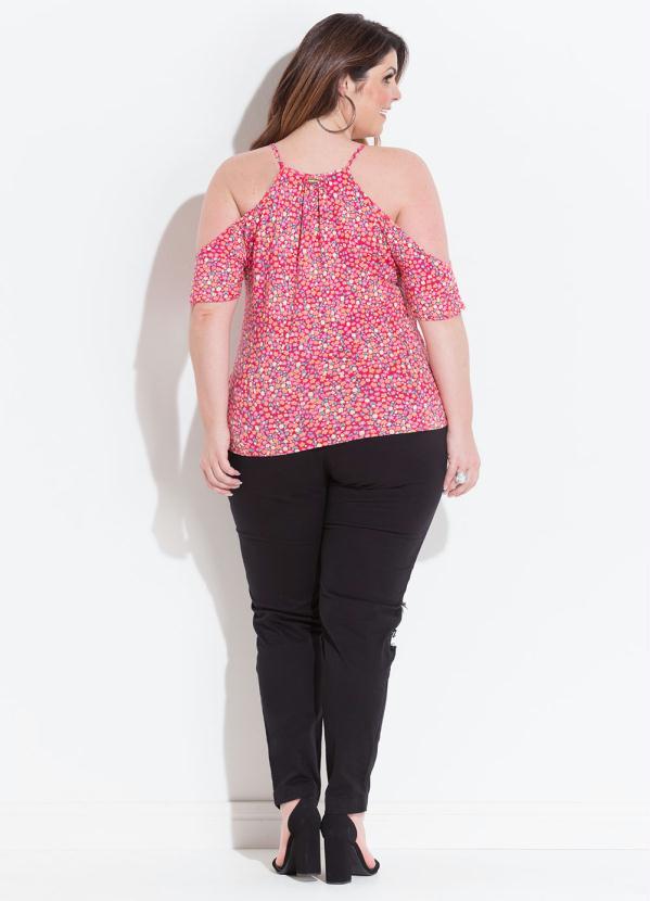 Quintess - Blusa Ciganinha Floral Liberty Quintess 9