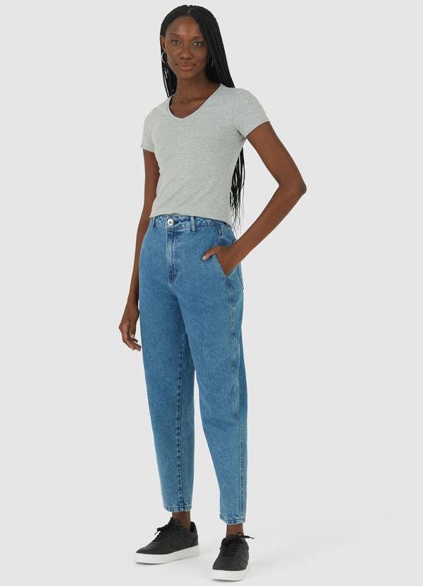 Malwee - Blusa Cinza Feminina Decote V 3