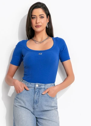 Colcci Jeans - Blusa Cj Azul - COLCCI JEANS
