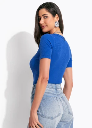 Colcci Jeans - Blusa Cj Azul - COLCCI JEANS