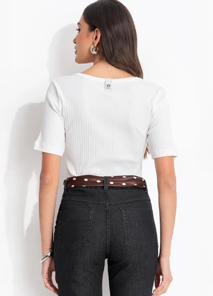 Colcci Jeans - Blusa Cj Off White - COLCCI JEANS