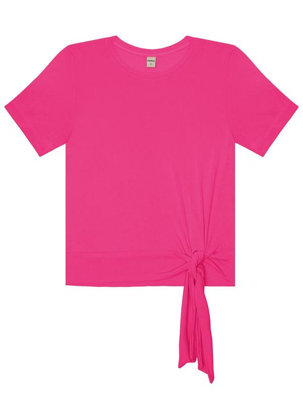 Rovitex - Blusa com Amarração em Laço Visco Tricot Rosa 4