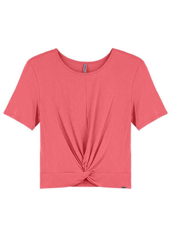 Rezzato - Blusa com Amarração na Cintura Adulto Rosa