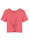 Outlet - Blusa com Amarração na Cintura Adulto Preto - variação: Rosa