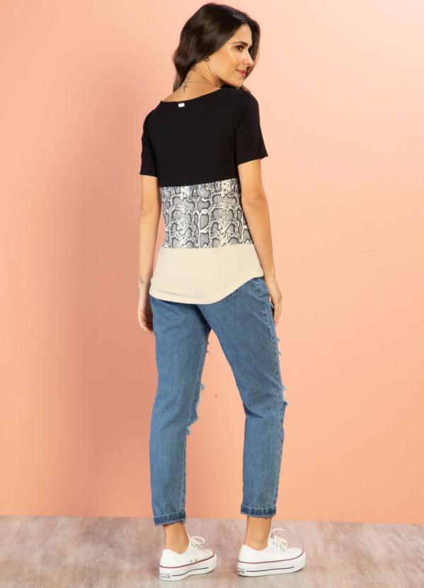 Quintess - Blusa com Barra Mullet Listras e Cobra 4