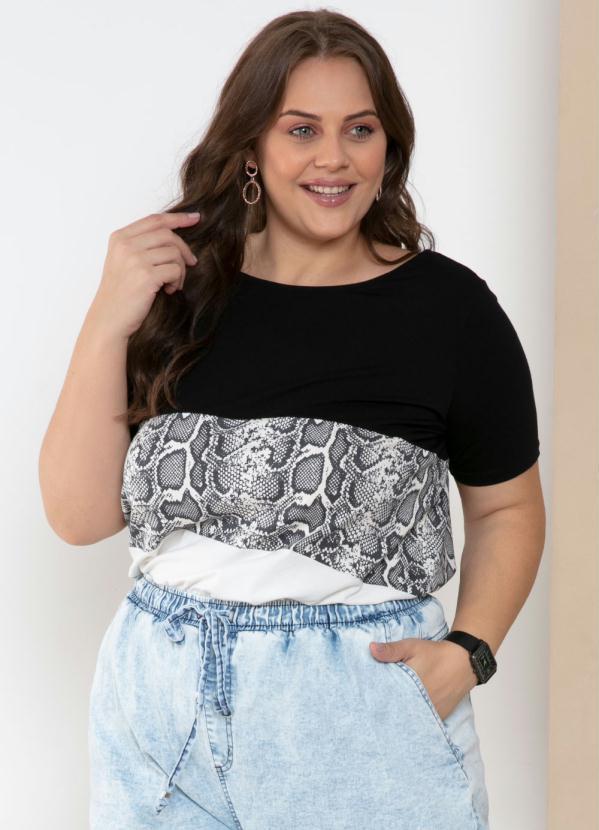 Quintess - Blusa com Barra Mullet Listras e Cobra 5