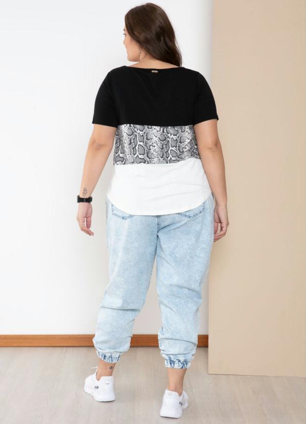 Quintess - Blusa com Barra Mullet Listras e Cobra 8