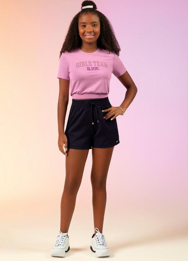 Bjoe - Blusa com Glitter para Meninas Lilás 2