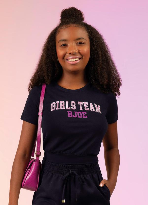 Bjoe - Blusa com Glitter para Meninas Preto