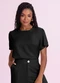 Angel - Blusa com Gola em Viscose Preto - variação: Preto