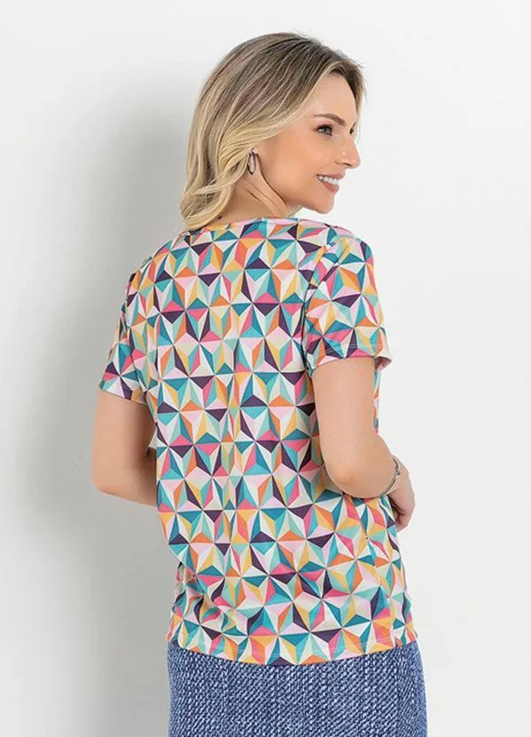 Rosalie - Blusa com Gota Geométrica Color 2