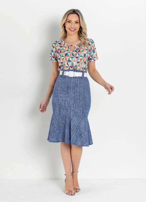 Rosalie - Blusa com Gota Geométrica Color 5