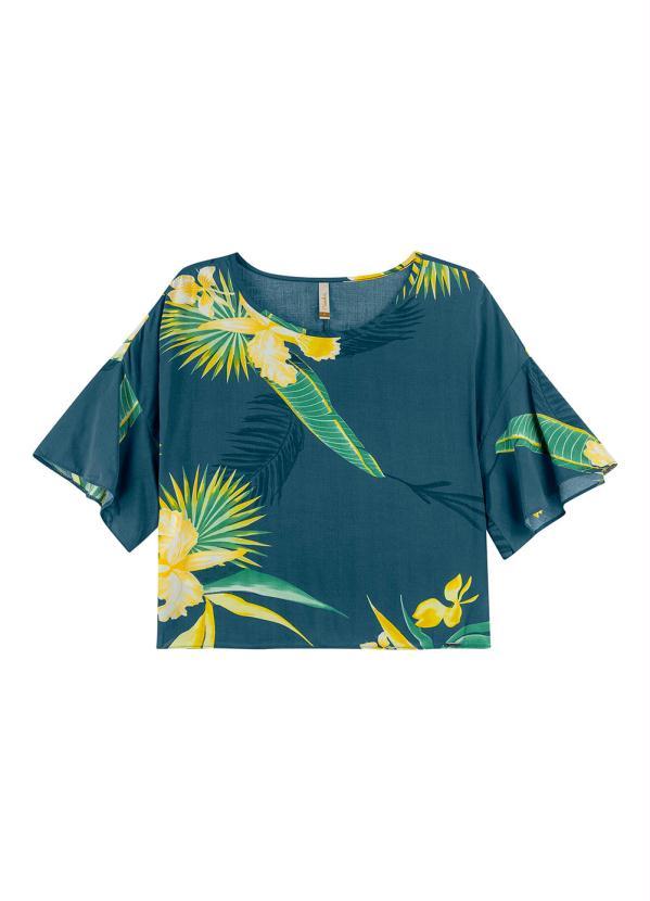 Marialícia - Blusa com Manga Flare Marialícia Marinho 3