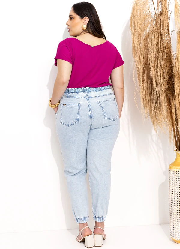 Quintess - Blusa com Mangas Curtas Fucsia 8