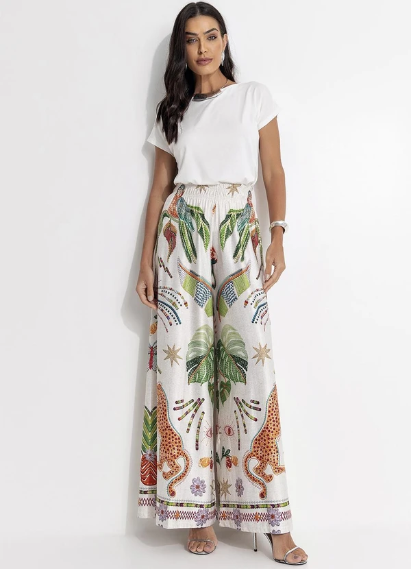 Quintess - Blusa com Mangas Curtas Off White 9