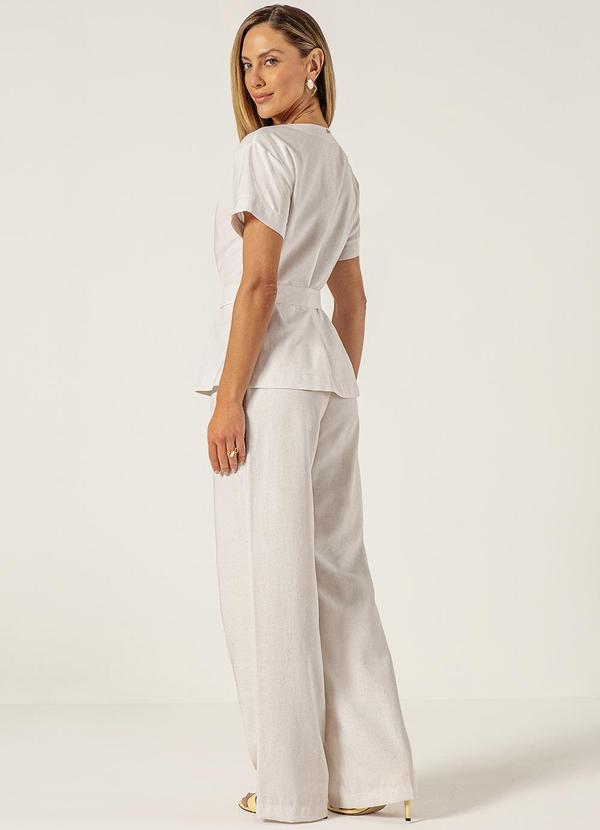 Principessa - Blusa com Ombros Deslocados Julieta Off White 4