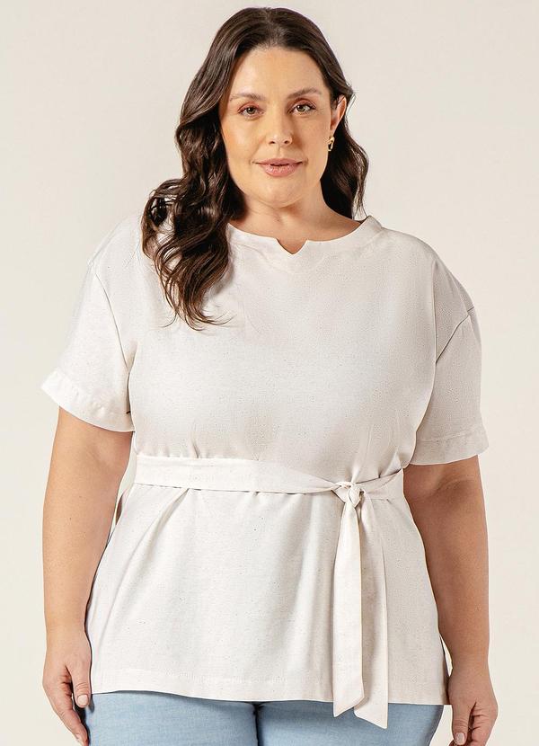 Principessa - Blusa com Ombros Deslocados Julieta Off White 6