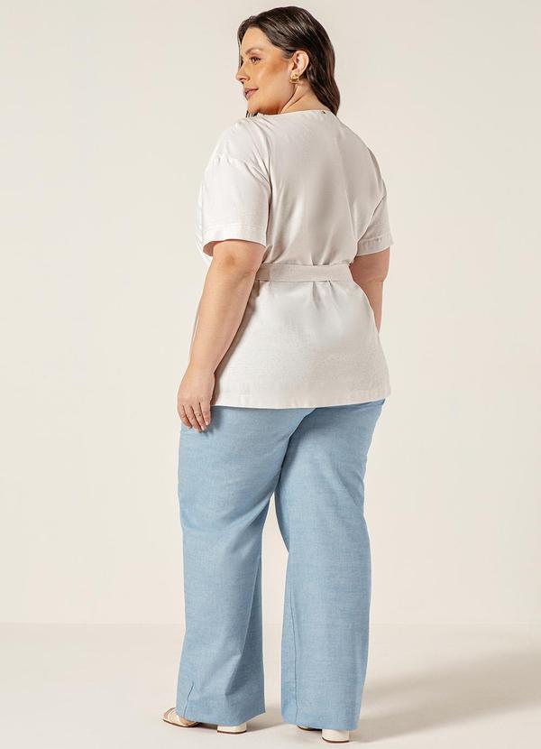 Principessa - Blusa com Ombros Deslocados Julieta Off White 9