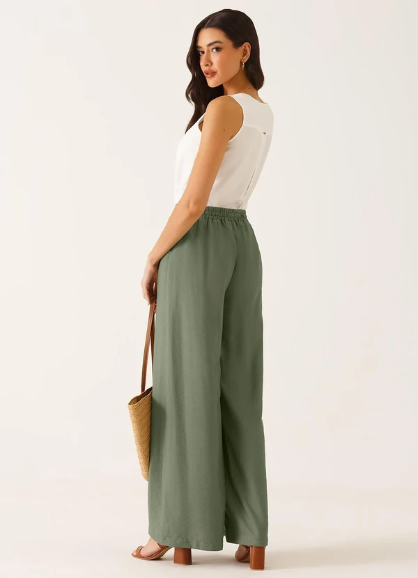 Principessa - Blusa com Peitilho Decote V em Viscose Off White Josiela 4