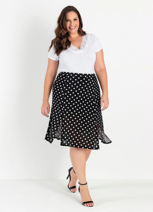 Outlet - Blusa com Renda Branca 10