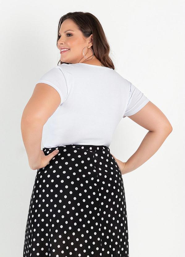 Outlet - Blusa com Renda Branca 9