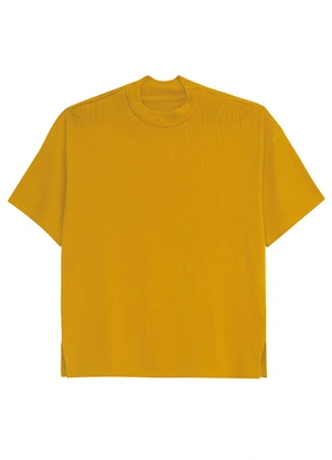 Enfim - Blusa Comfort Canelada Amarelo - ENFIM