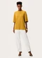 Enfim - Blusa Comfort Canelada Amarelo - variação: Amarelo