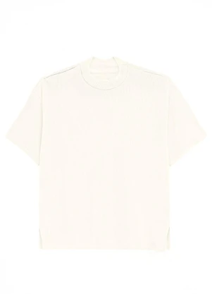 Enfim - Blusa Comfort Canelada Off White - ENFIM