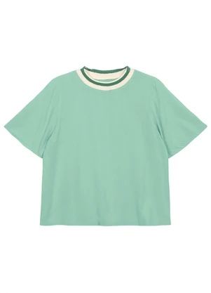 Malwee - Blusa Comfort em Viscose Amarelo Mostarda - MALWEE