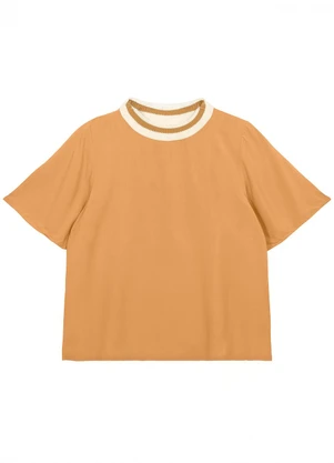 Malwee - Blusa Comfort em Viscose Verde Água - MALWEE