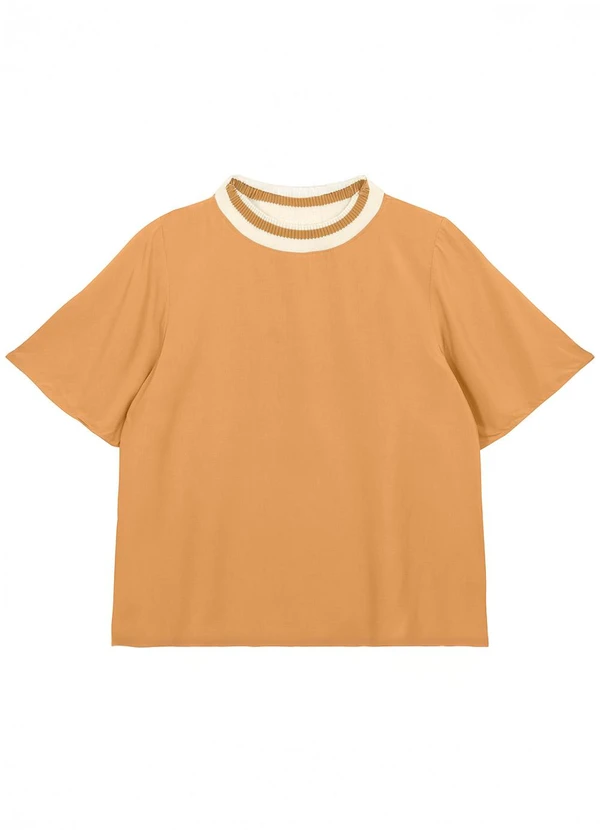 Malwee - Blusa Comfort em Viscose Verde Água