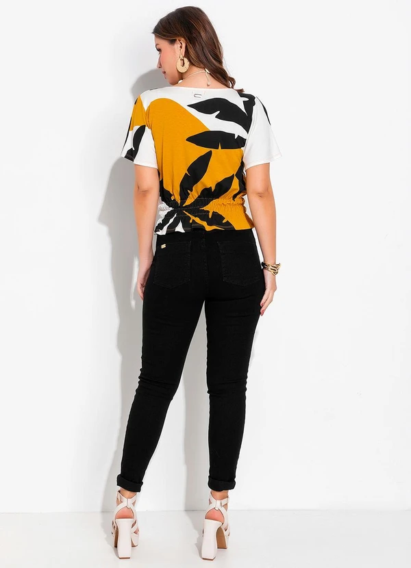 Quintess - Blusa Coqueiros em Malha de Viscose 4