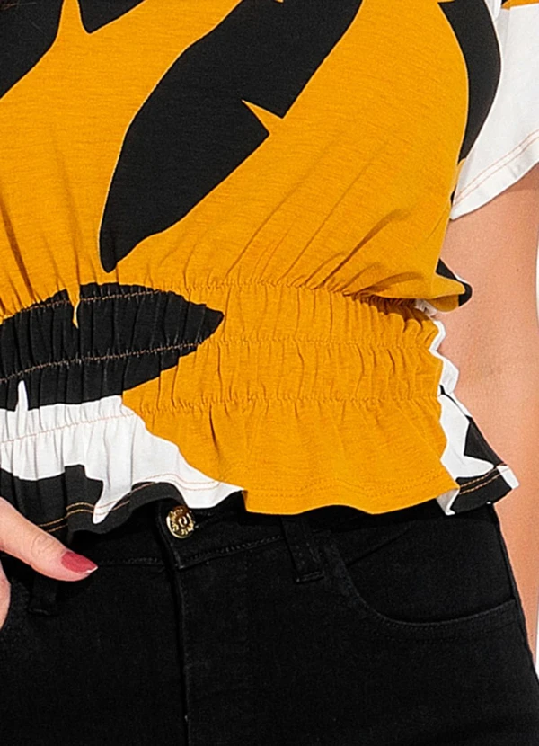 Quintess - Blusa Coqueiros em Malha de Viscose 5