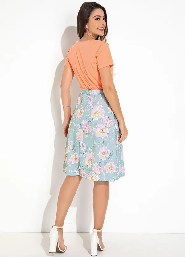 Rosalie - Blusa Coral em Malha 4