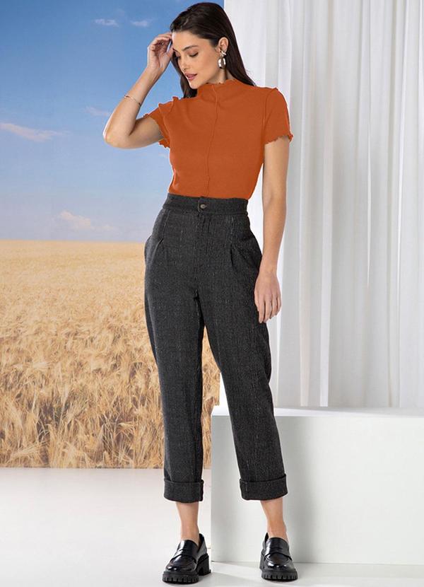 Use Modo - Blusa Costura Avessada Laranja 2