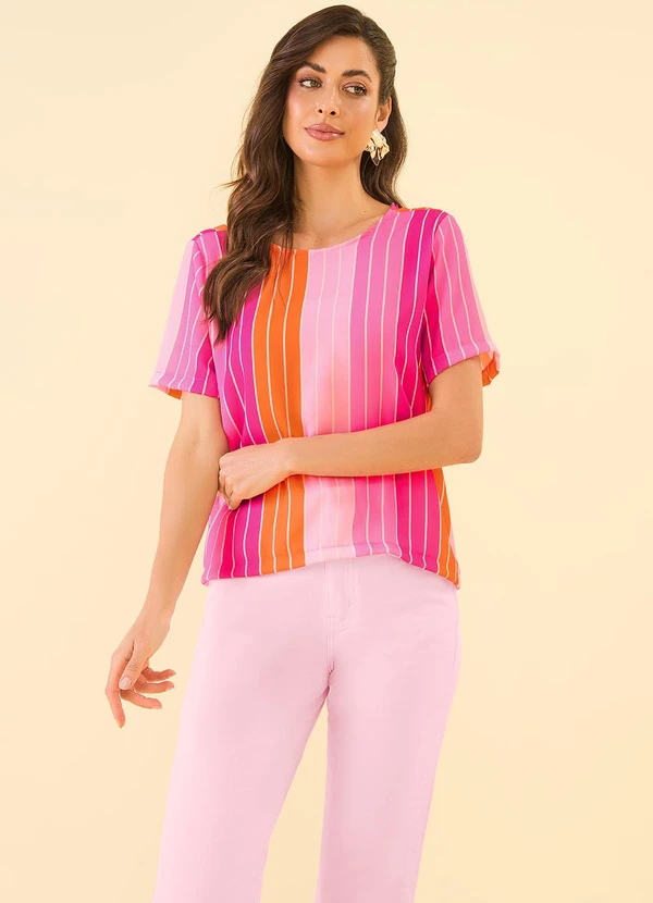 Angel - Blusa Crepe Multicores 5