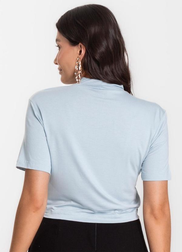 Select - Blusa Cropped Feminina Azul 2