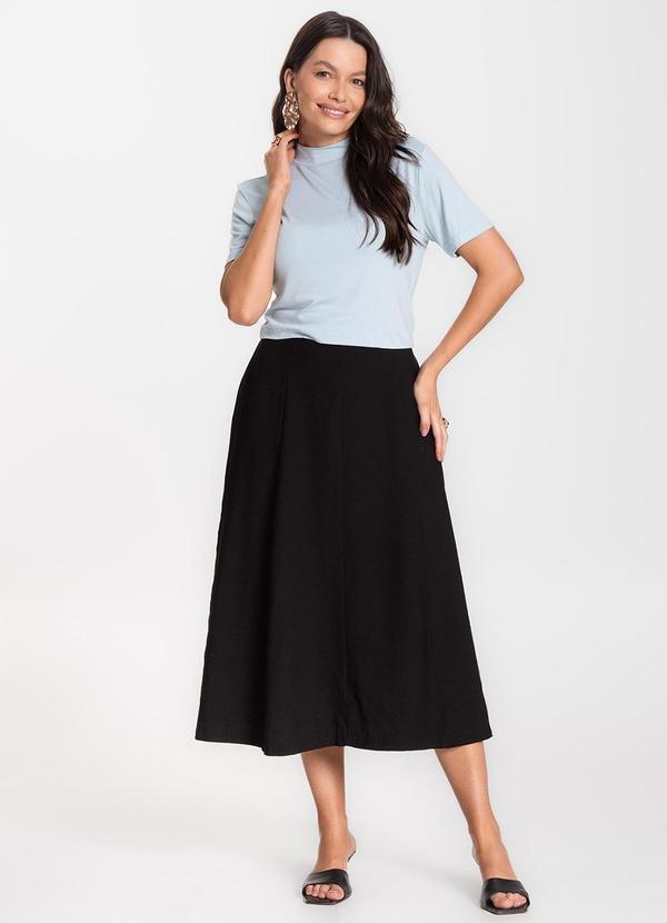 Select - Blusa Cropped Feminina Azul 3