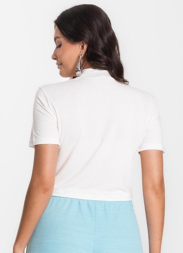 Select - Blusa Cropped Feminina Bege 2