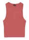 Essendi - Blusa Cropped Feminina em Ribana Marrom - variação: Rosa
