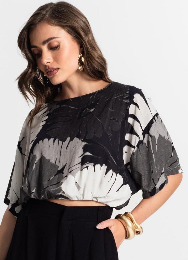 Endless - Blusa Cropped Feminina Cinza