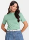 Select - Blusa Cropped Feminina Verde - variação: Verde