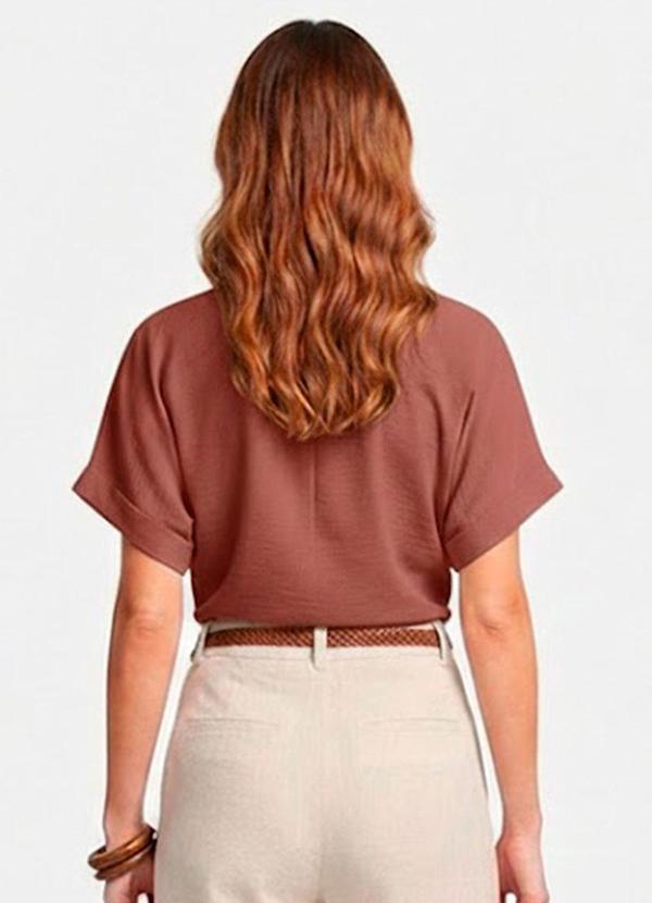 Infinita Cor - Blusa Cropped Feminina Vermelho 2